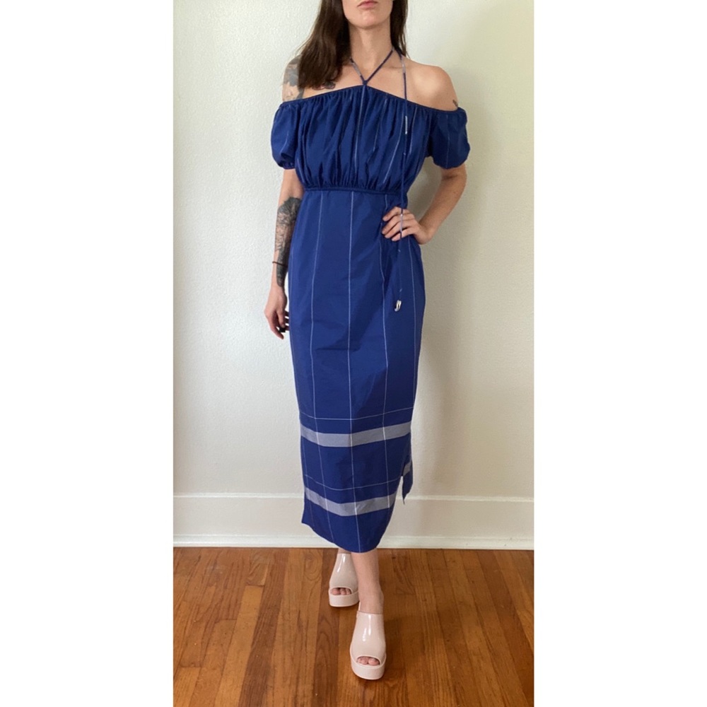 Blue A-Line Dress by Edun